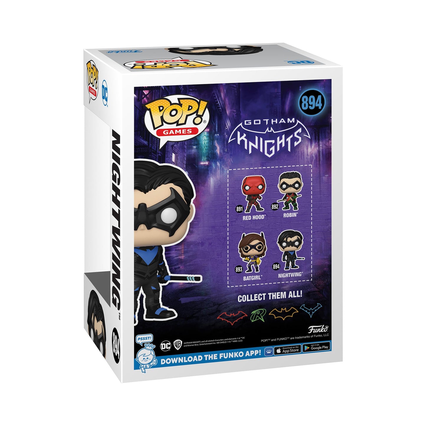 Funko POP! Games: Gotham Knights - Nightwing - Batman - Collectable Vinyl Figure - Gift Idea - Official Merchandise - for Kids & Adults - Video Games…
