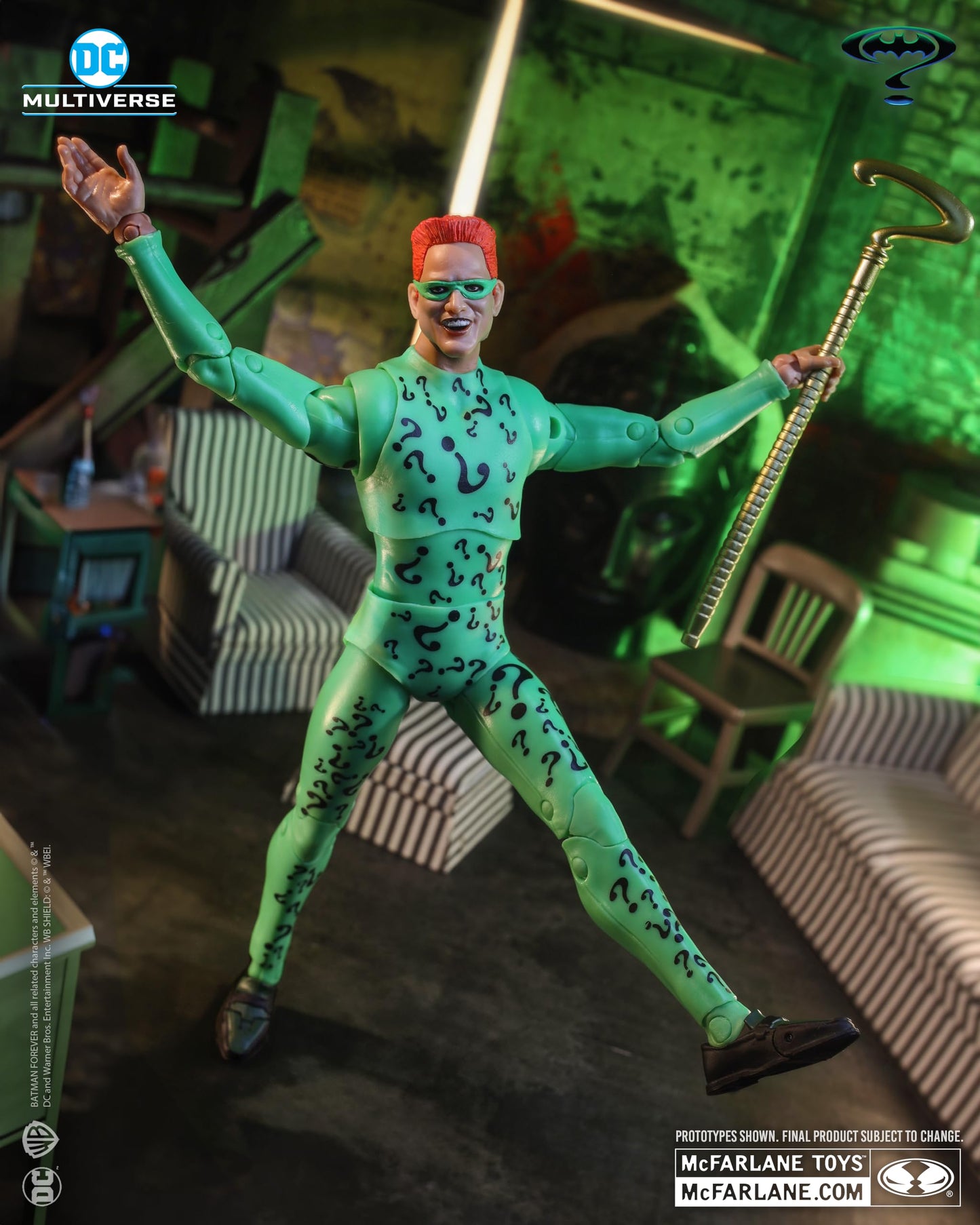 McFarlane Toys - DC Multiverse The Riddler (Batman Forever) 7in Build-A Figure