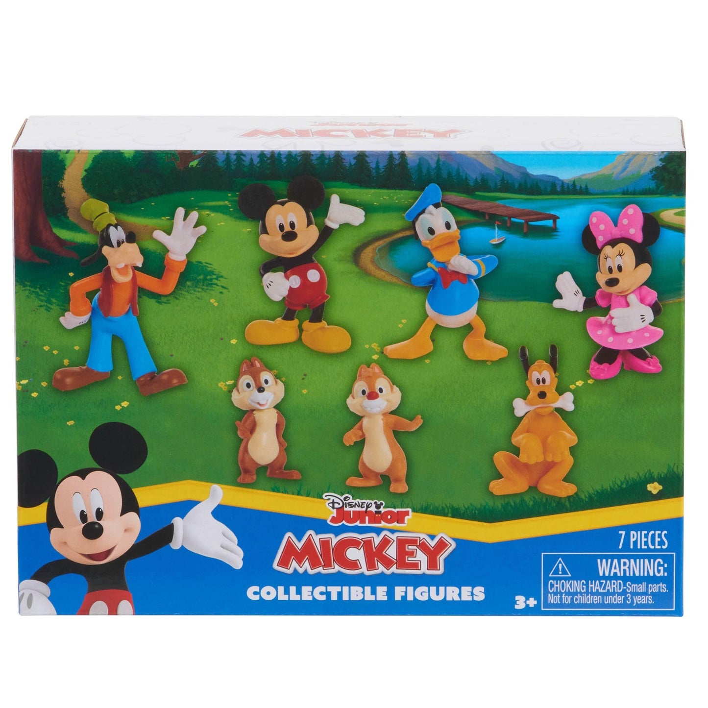 Mickey Mouse 7-Piece Figure Set, Mickey Mouse Clubhouse Toys, Kids Toys for Ages 3 Up, Amazon Exclusive by Just Play