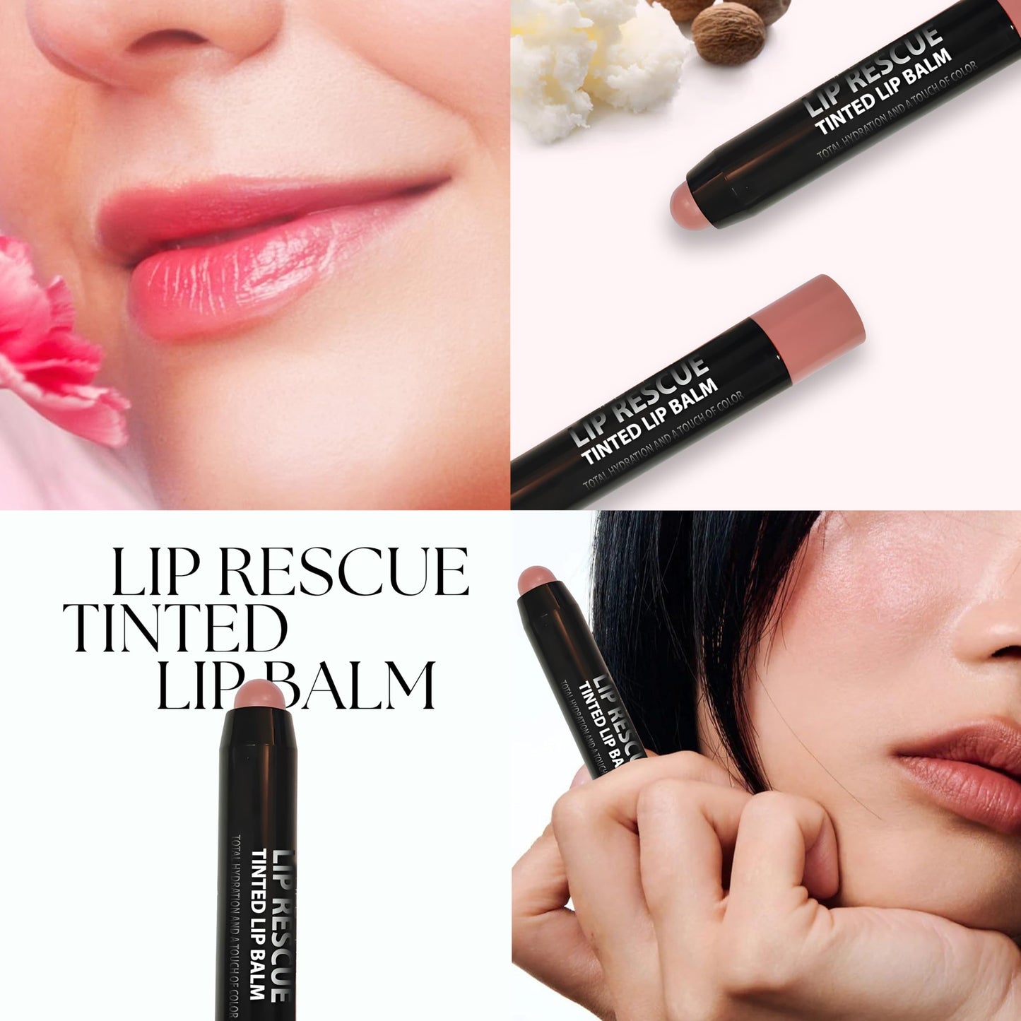 Sorme' Treatment Cosmetics Lip Rescue Tinted Lip Balm, Juicy, 0.112 Fl Oz