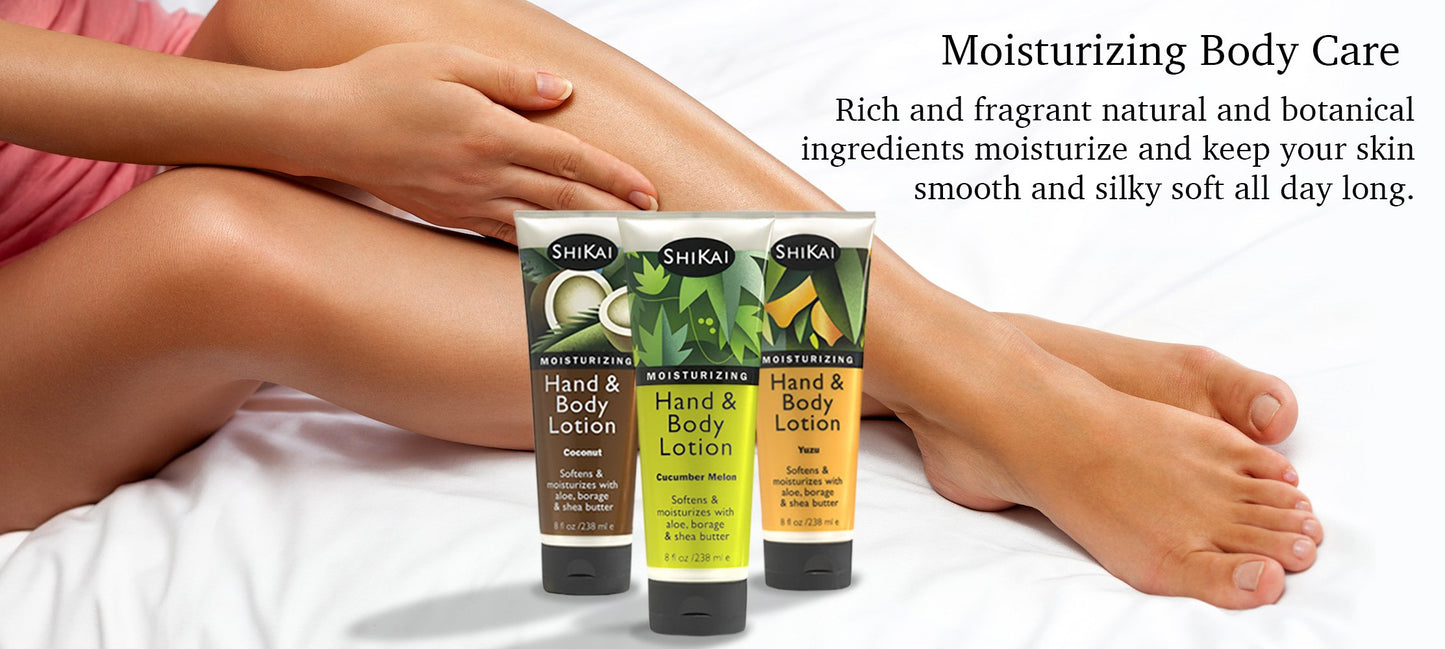 ShiKai Gardenia Hand & Body Lotion (8oz, Pack of 3) | Daily Moisturizing Skincare for Dry and Cracked Hands | With Aloe Vera & Vitamin E Beauty & Personal Care ShiKai