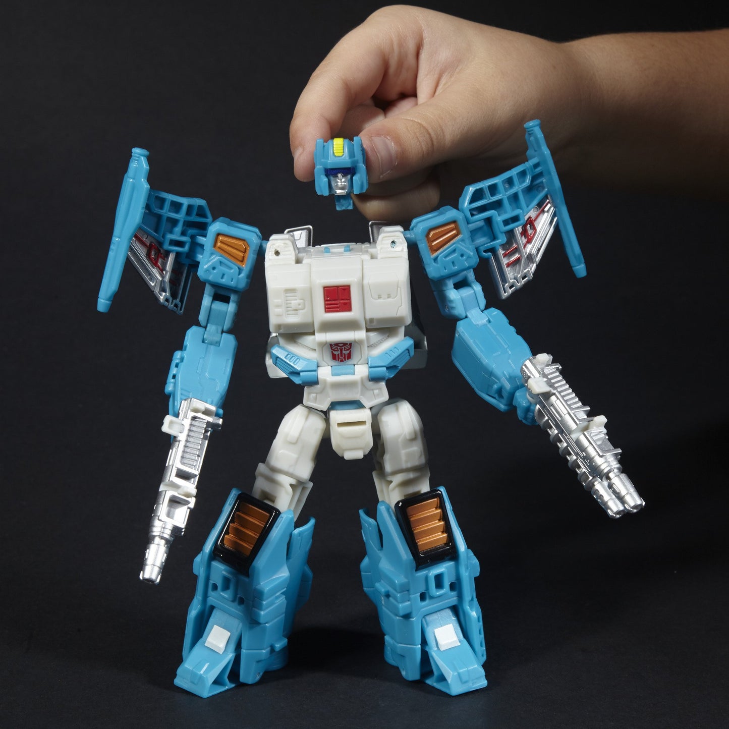 Transformers Generations Titans Return Deluxe Autobot Topspin and Freezeout