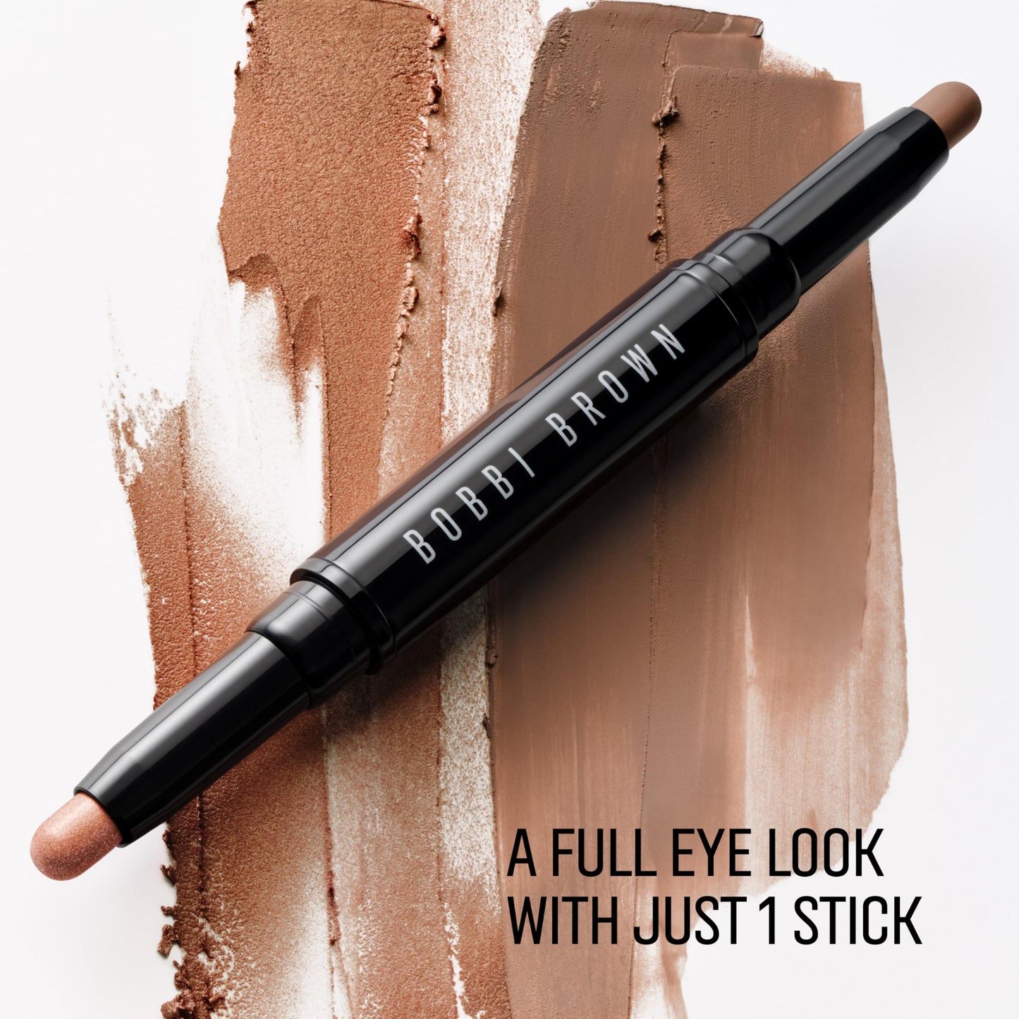 Bobbi Brown Dual-Ended Long-Wear Cream Shadow Stick | Swipe & Go Cream Eyeshadow Stick | 24-Hour Wear for Effortless Eyes, 0.06 Ounce, Milk