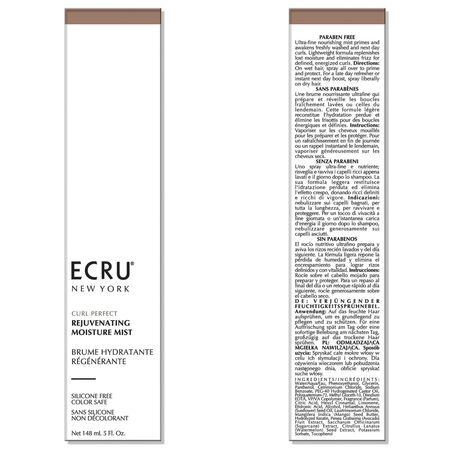 Ecru New York Curl Perfect Rejuvenating Moisture Mist