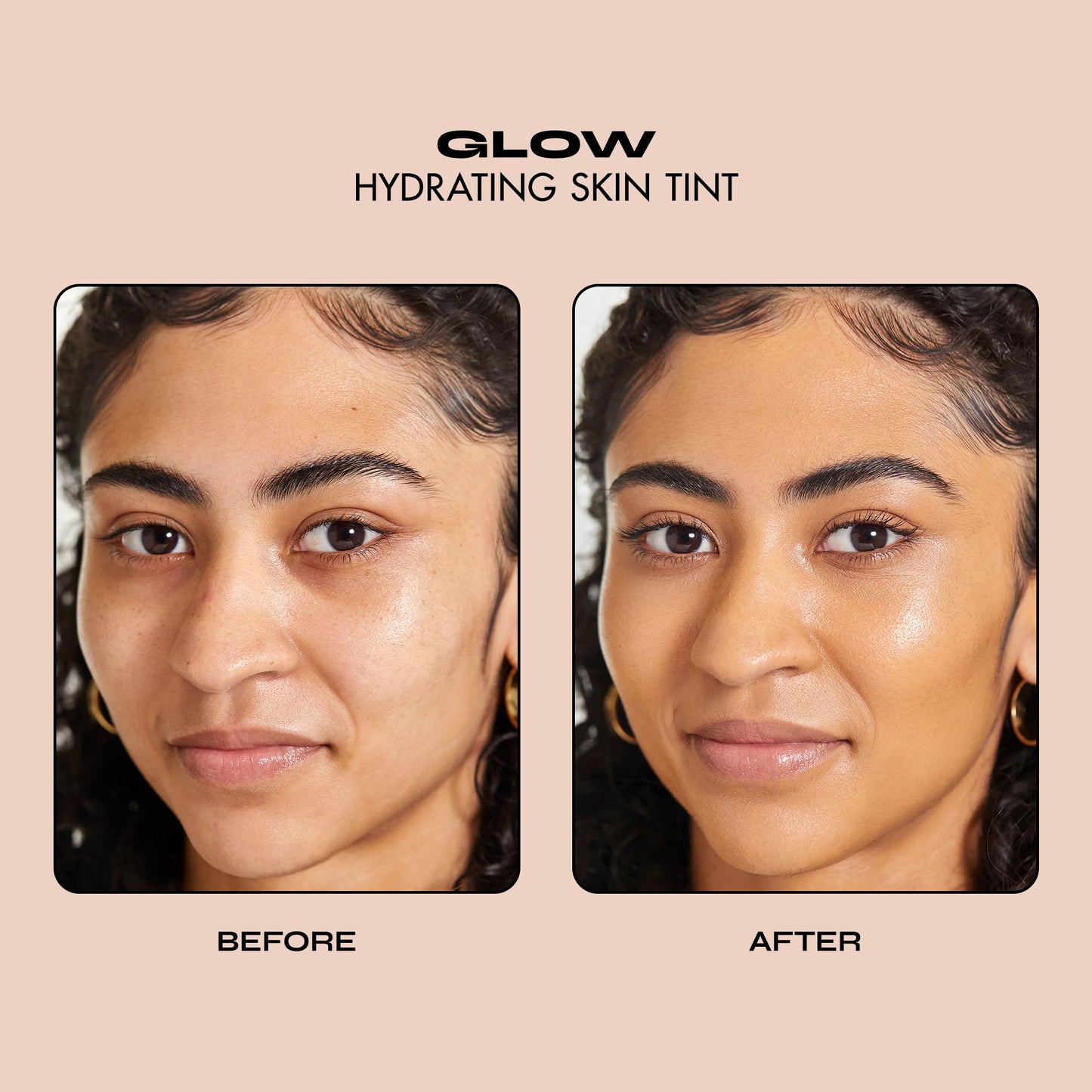 Milani Glow Hydrating Skin Tint - Medium to Dark, Dewy Finish, Light Coverage, Cruelty Free