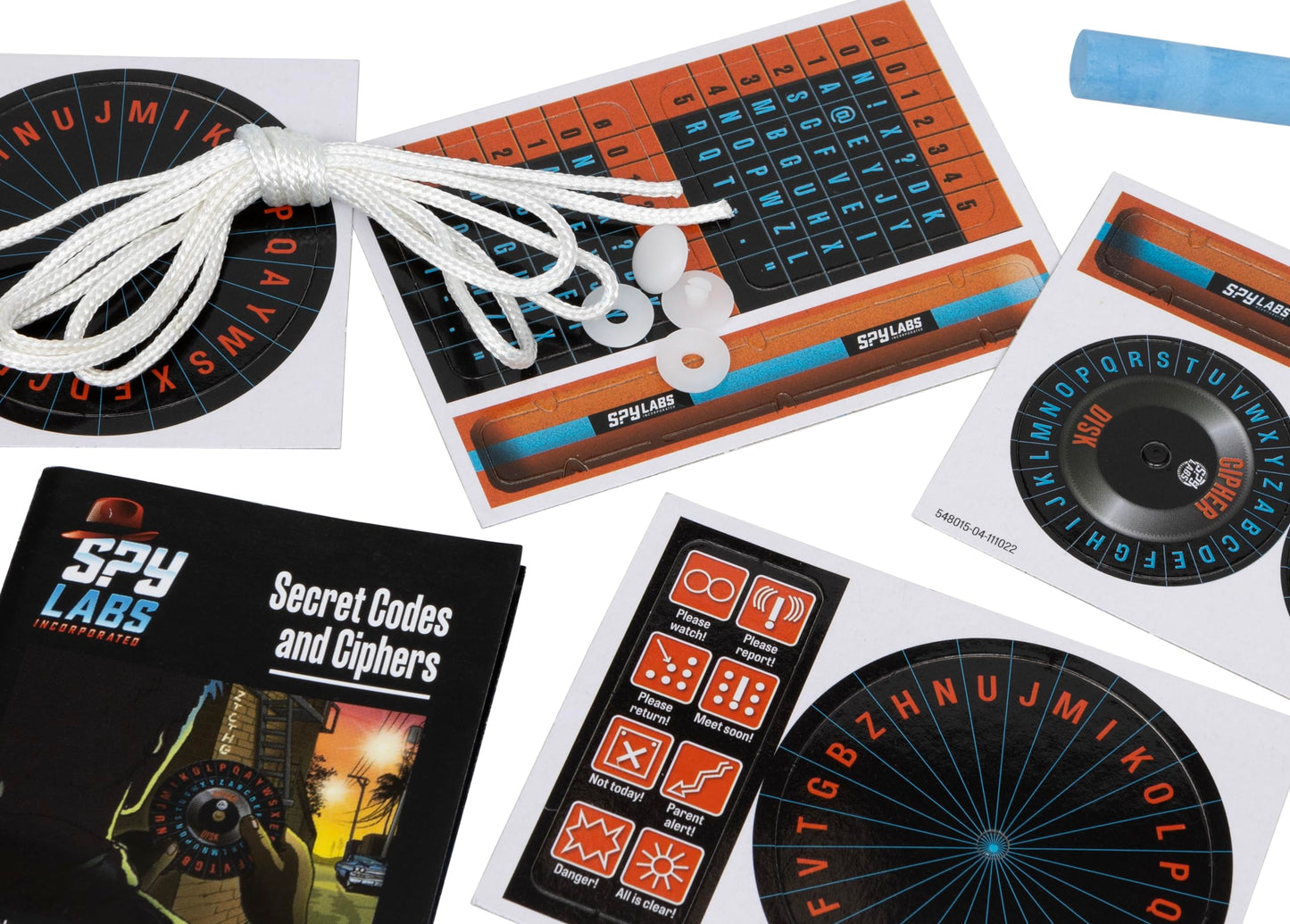 Thames & Kosmos Spy Labs Secret Codes & Ciphers Kit – Learn to Create & Exchange Coded Messages with Detective Tools for Young Investigators