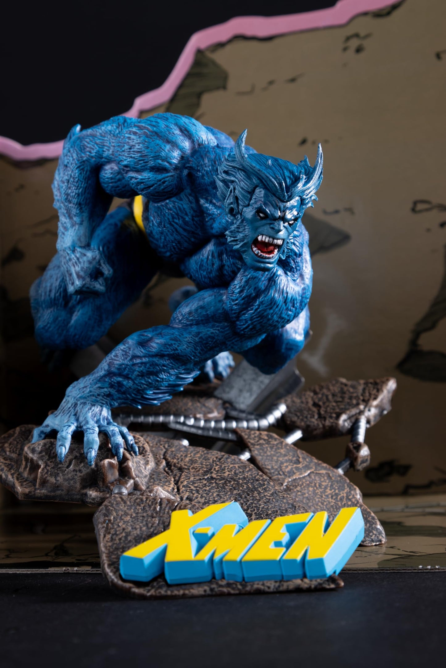 McFarlane Marvel Beast 1:10th Scale Collectible with Scene (X-Men #1) Toys