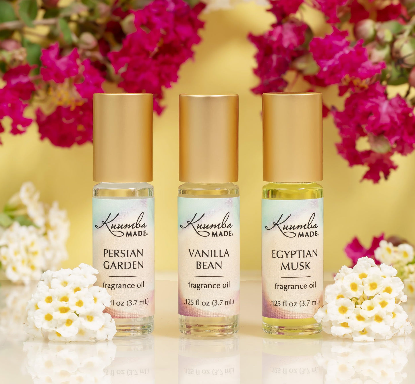 Kuumba Made Persian Garden Fragrance Oil 0.125 oz – Warm Floral, Ocean Air & Amber Notes | Clean, Long-Lasting, Alcohol-Free Roll-On Perfume