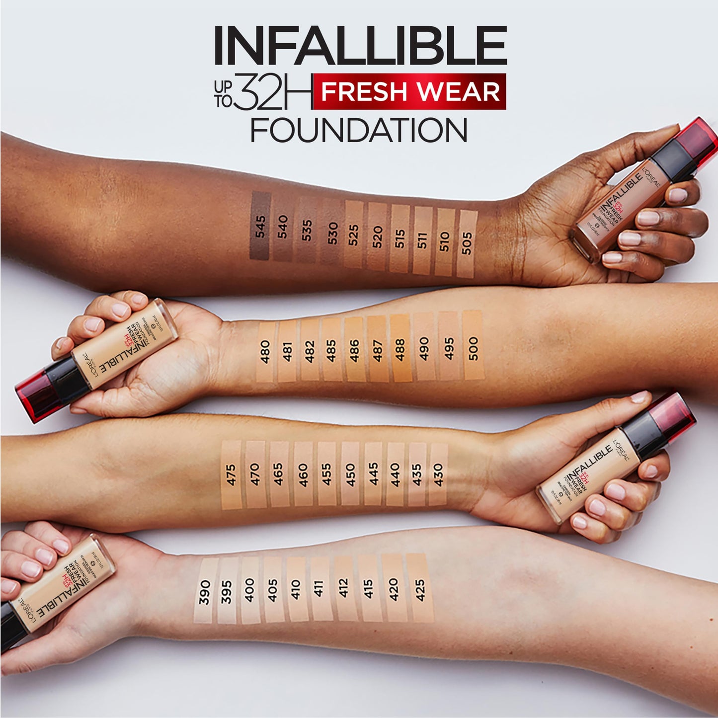 L'Oreal Paris Makeup Infallible Up to 24 Hour Fresh Wear Foundation, Honey Bisque, 1 fl; Ounce (Pack of 2) Beauty and Personal Care L'Oreal Paris