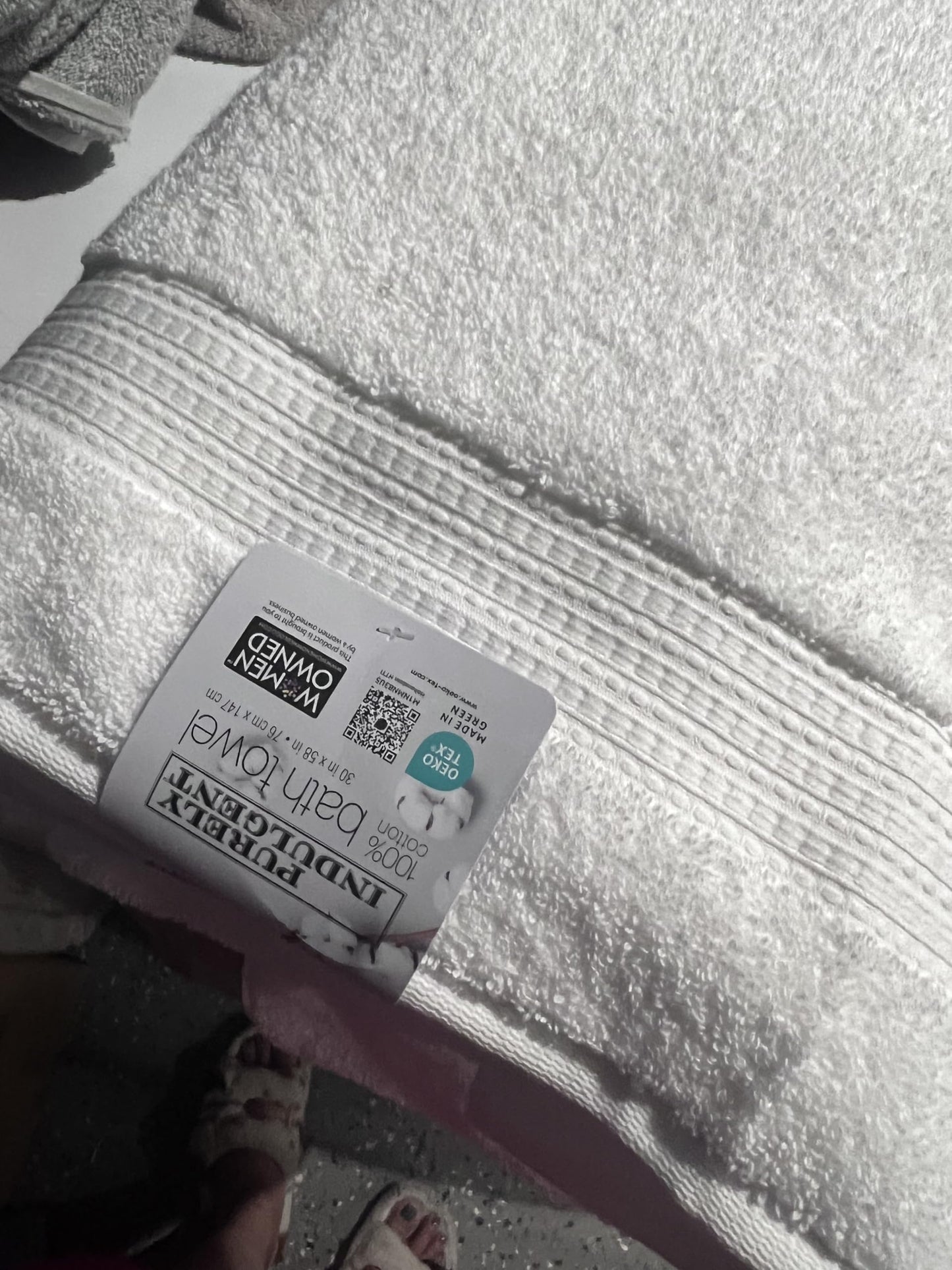 Purely Indulgent Bath Towel Set of 4-100% Cotton and Quick Dry Soft and Thick Durable (4, Blue)