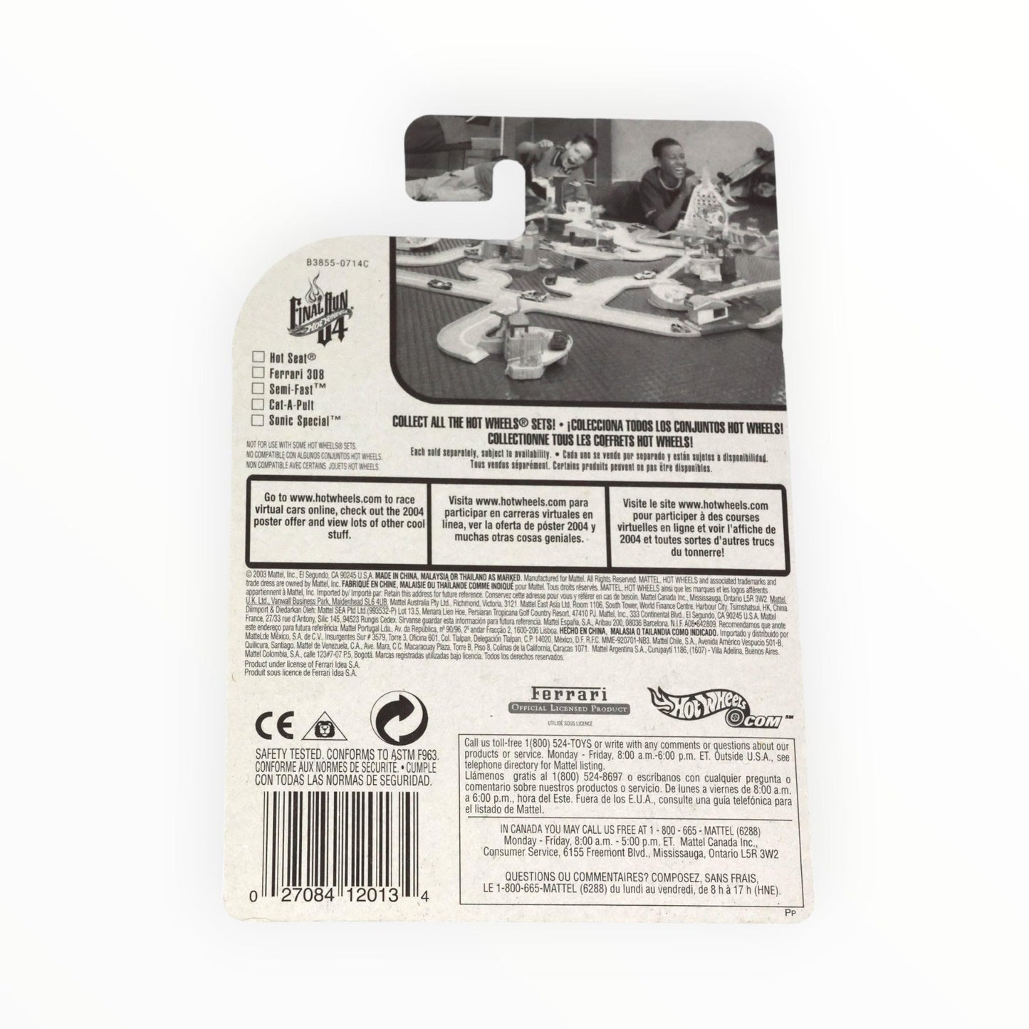 Hot Wheels Final Run Blue Ferrari 308 #134