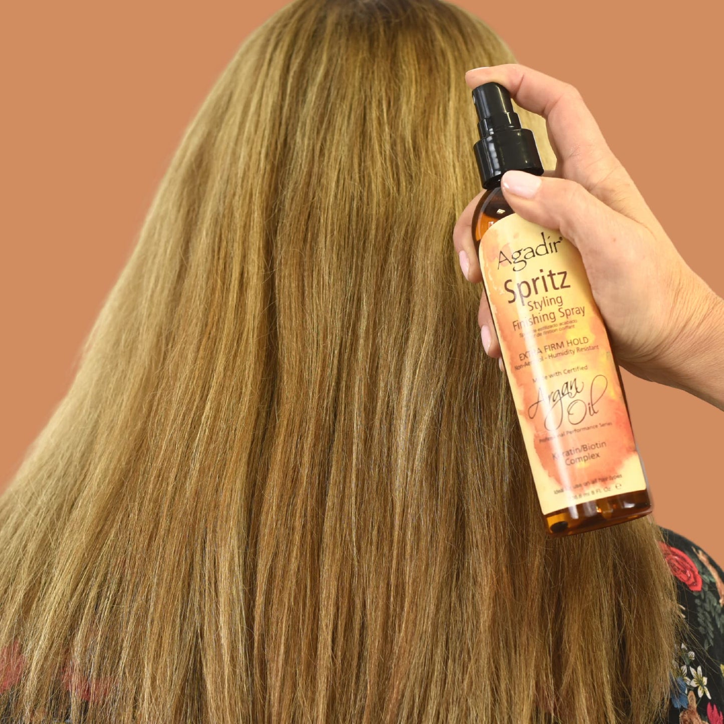 AGADIR Spritz Styling Finishing Spray, 8 Fl Oz