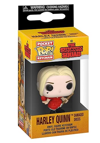 Funko Pop! Keychain: The Suicide Squad - Harley (Damaged Dress)