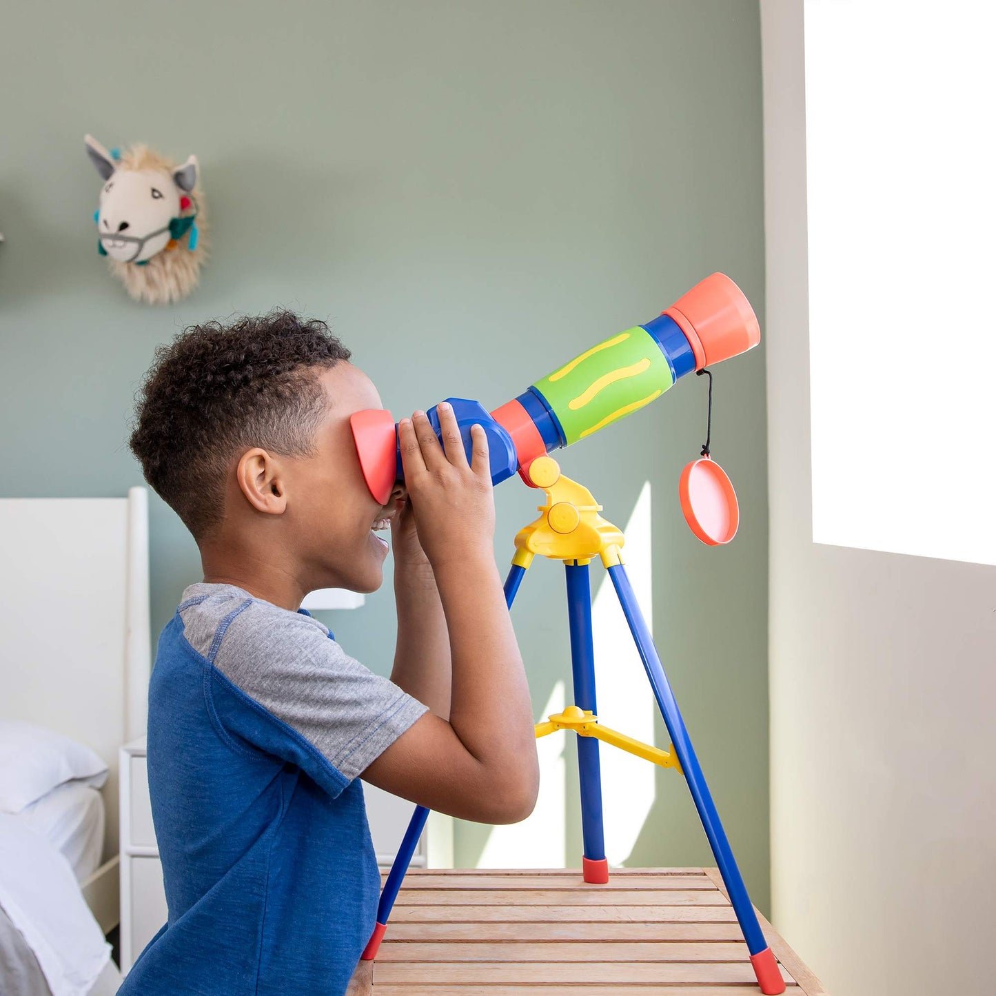 Educational Insights GeoSafari Jr. My First Telescope – Beginner Kids Space Toy, STEM Learning Science Gift for Boys & Girls Ages 4+