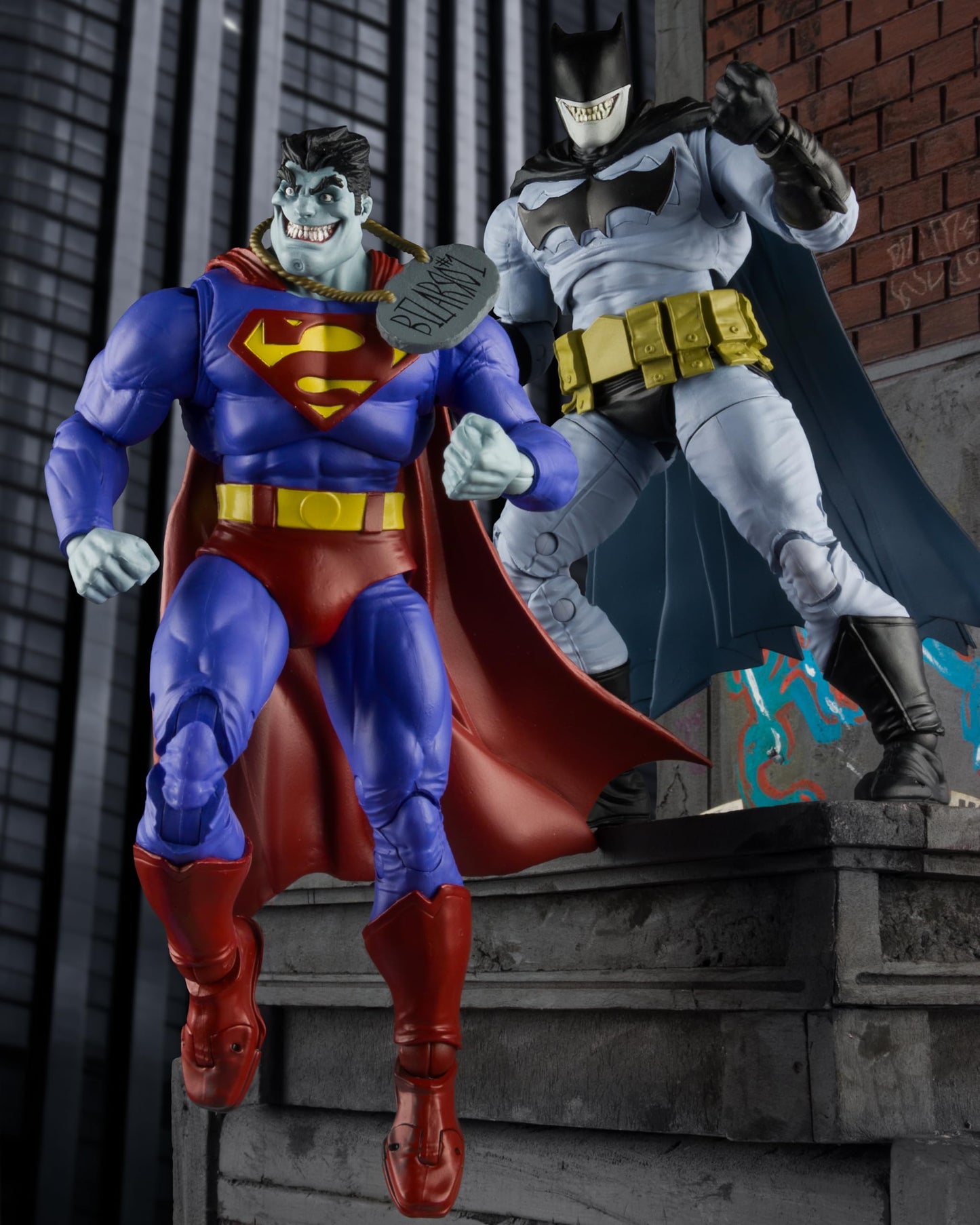 McFarlane Toys - DC Multiverse Bizarro & Batzarro 7in Action Figure 2pk
