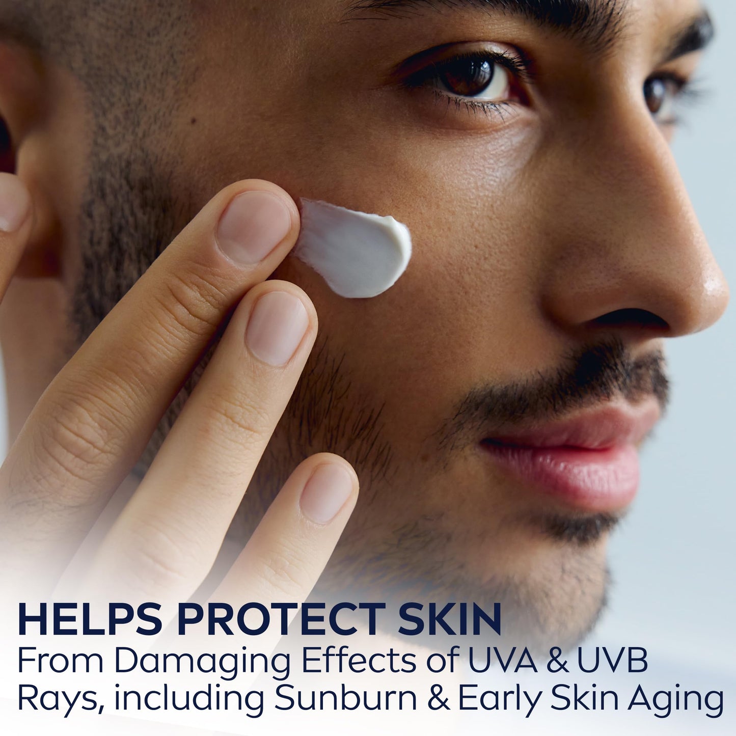 NIVEA Men Sensitive Protective Lotion Sunscreen SPF 15 2.5 oz (Pack of 3)