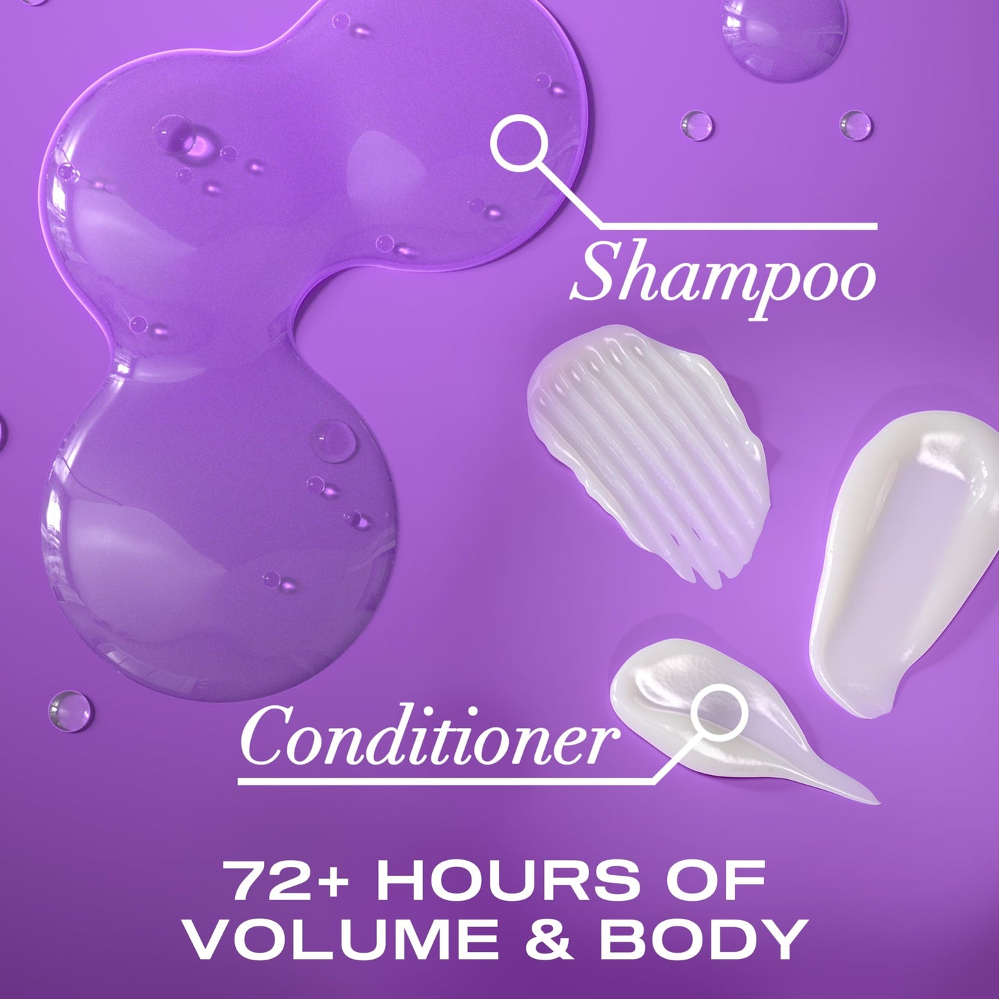 OGX Thick & Full + Biotin and Collagen for Hair Volume & Body, Sulfate Free Volumizing Shampoo & Conditioner Set for Fine & Thinning Hair