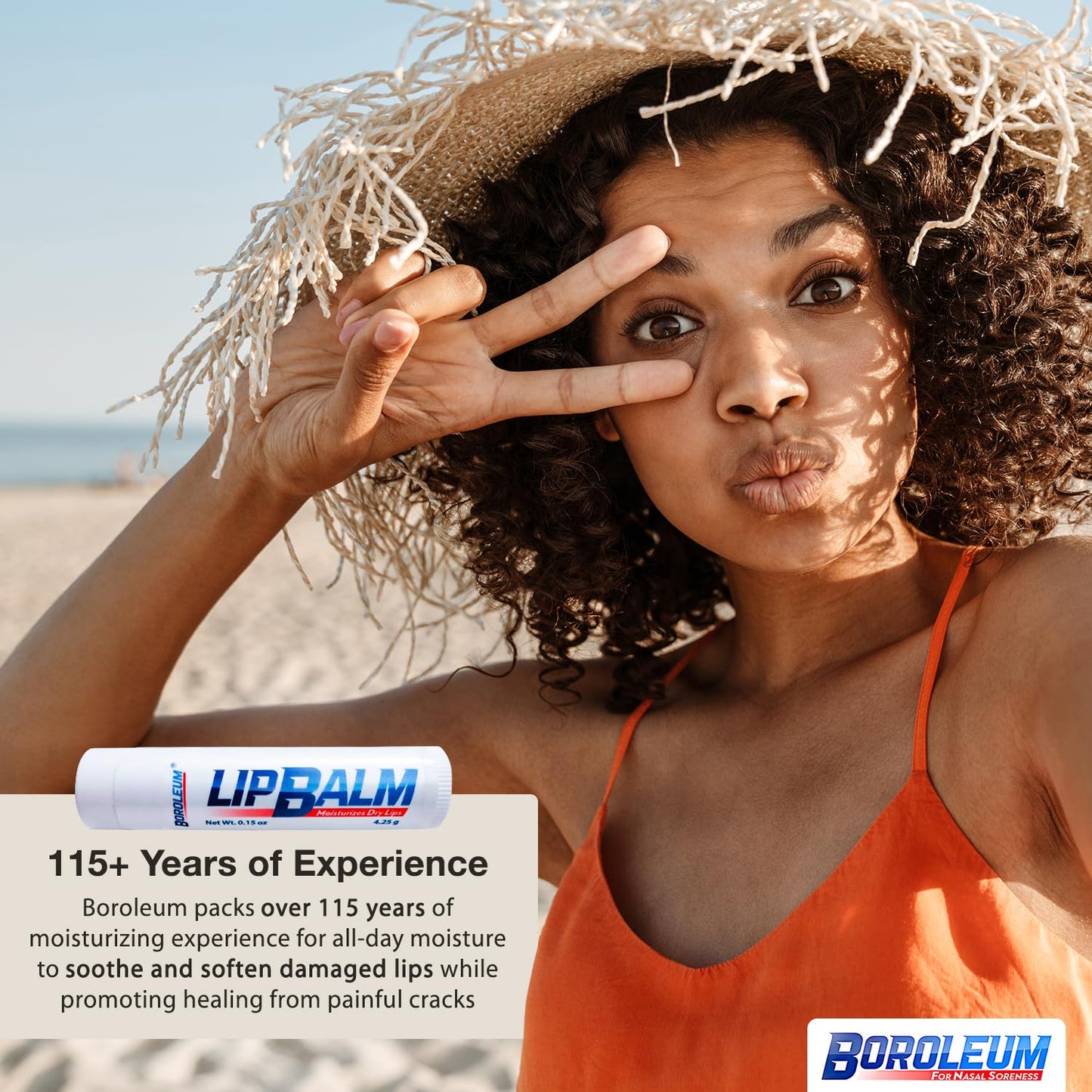 Natural Lip Balm by Boroleum | Best Chapped Lip Moisturizer for Dry Cracked Lips | All Natural Ingredients for Men Women and Kids | 4.25 gr. Tubes, 2