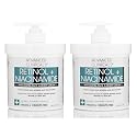 Advanced Clinicals Retinol Body & Face Lotion W/Niacinamide, Dry Skin Face Moisturizer & Crepey Skin Care Treatment, Anti Aging Retinol Cream Reduces