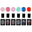 UV-NAILS Gel nail polish cure with UV or LED nail lamp gel polish for nails Set of 6 (BELIZE) Beauty & Personal Care UV-NAILS