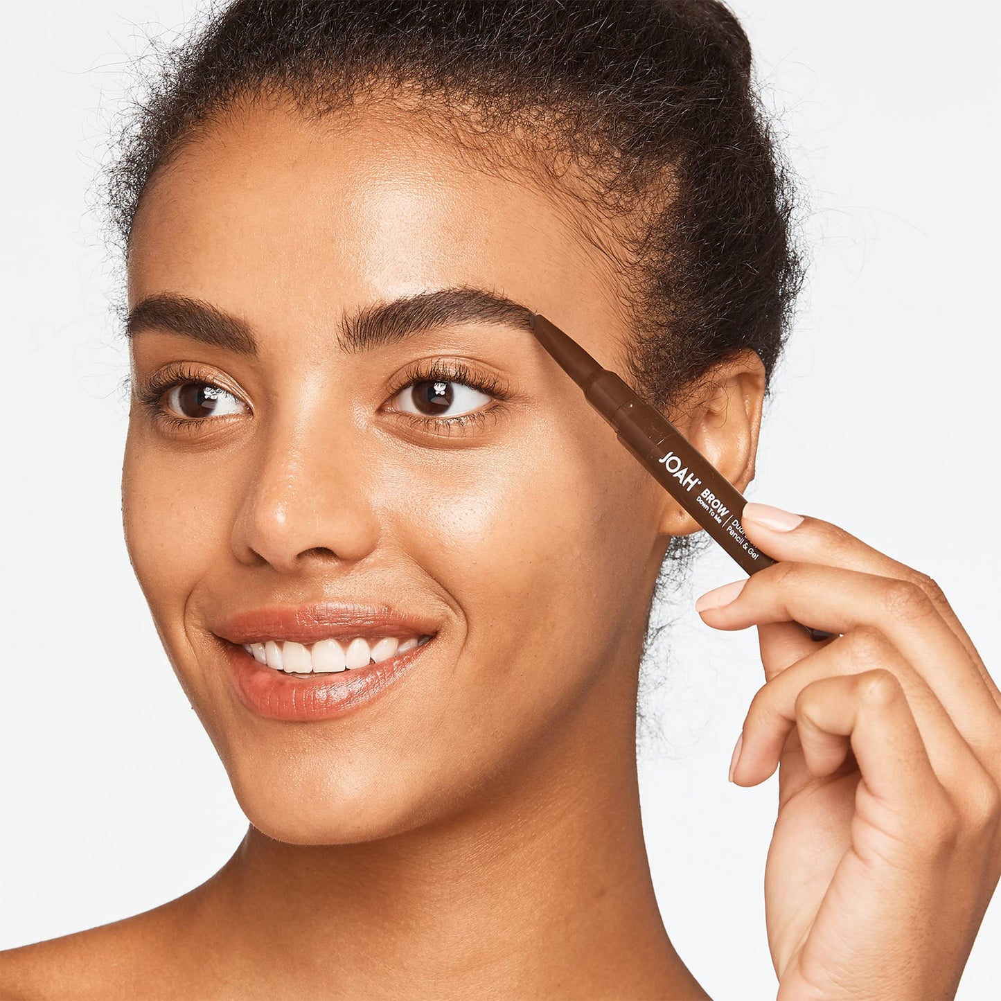 JOAH Brow Down To Me Dual Brow Pencil and Gel, Triangular Tip, Tinted Gel, Long-Lasting Vegan Formula, Smudge-Free Pencil Tip, Lightweight