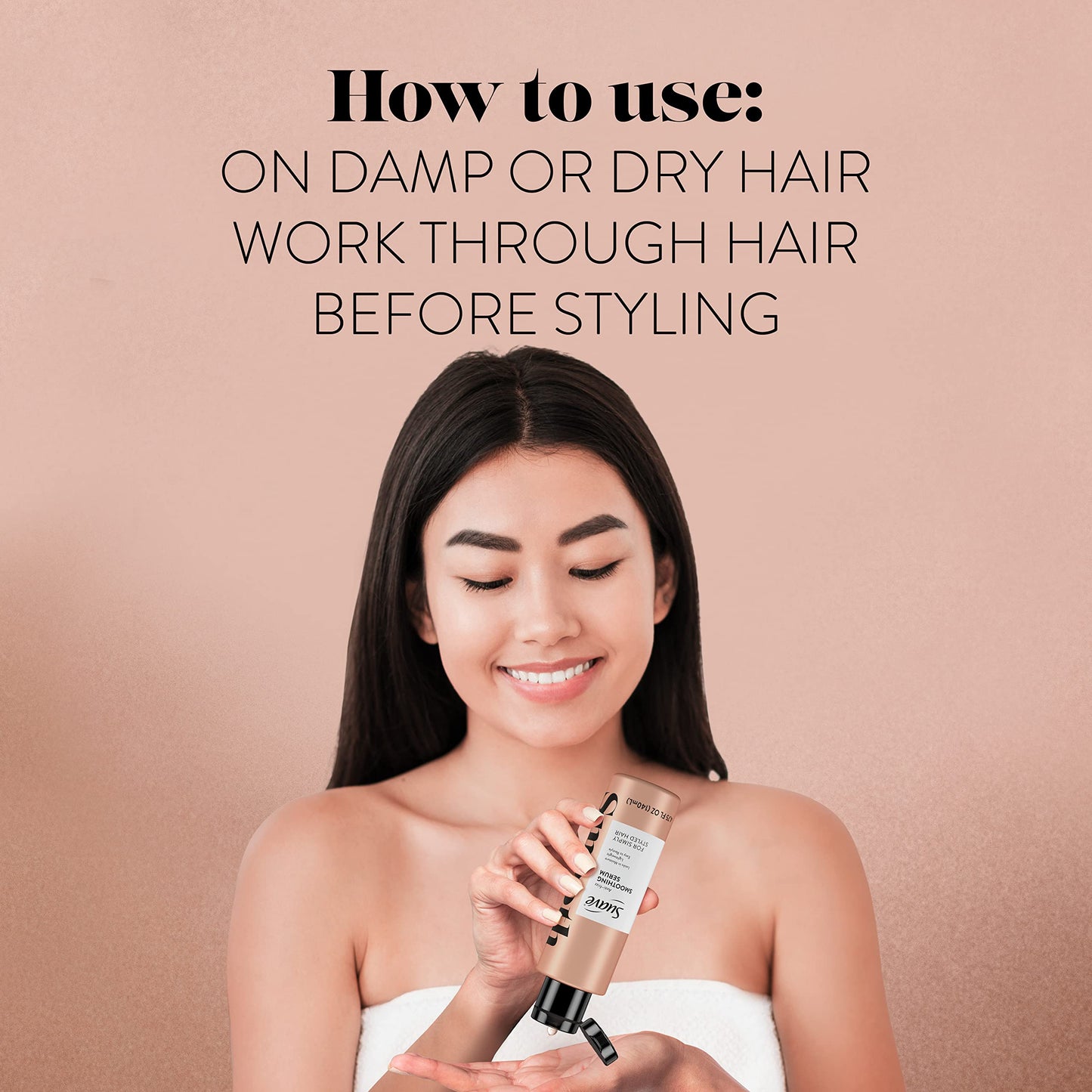 Suave Simply Styled Anti Frizz Serum, Smoothing Hair Serum For 24 Hour Hair Frizz Control 4.75 oz