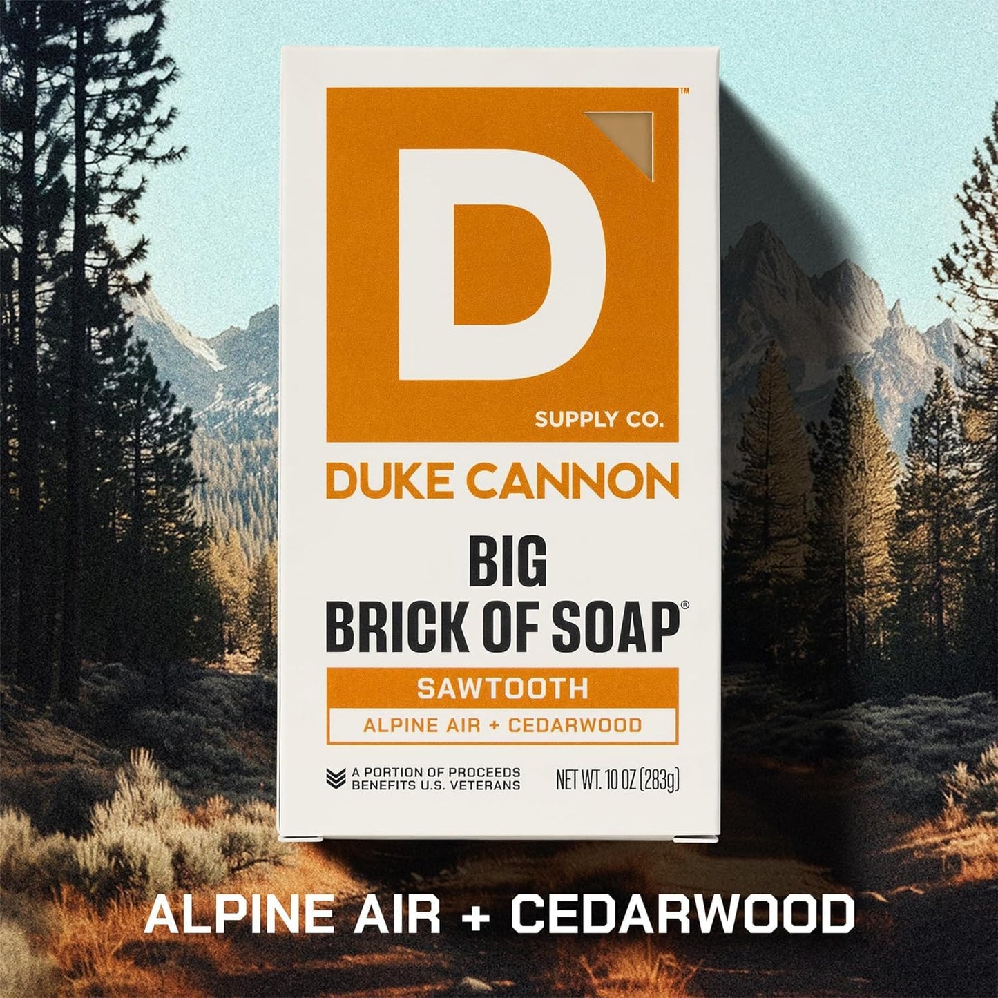 Duke Cannon Supply Co. Extra Large Bar Soap - Men's Natural Bar Soap with Masculine Scents - Made in the USA with Domestic & Globally Sourced