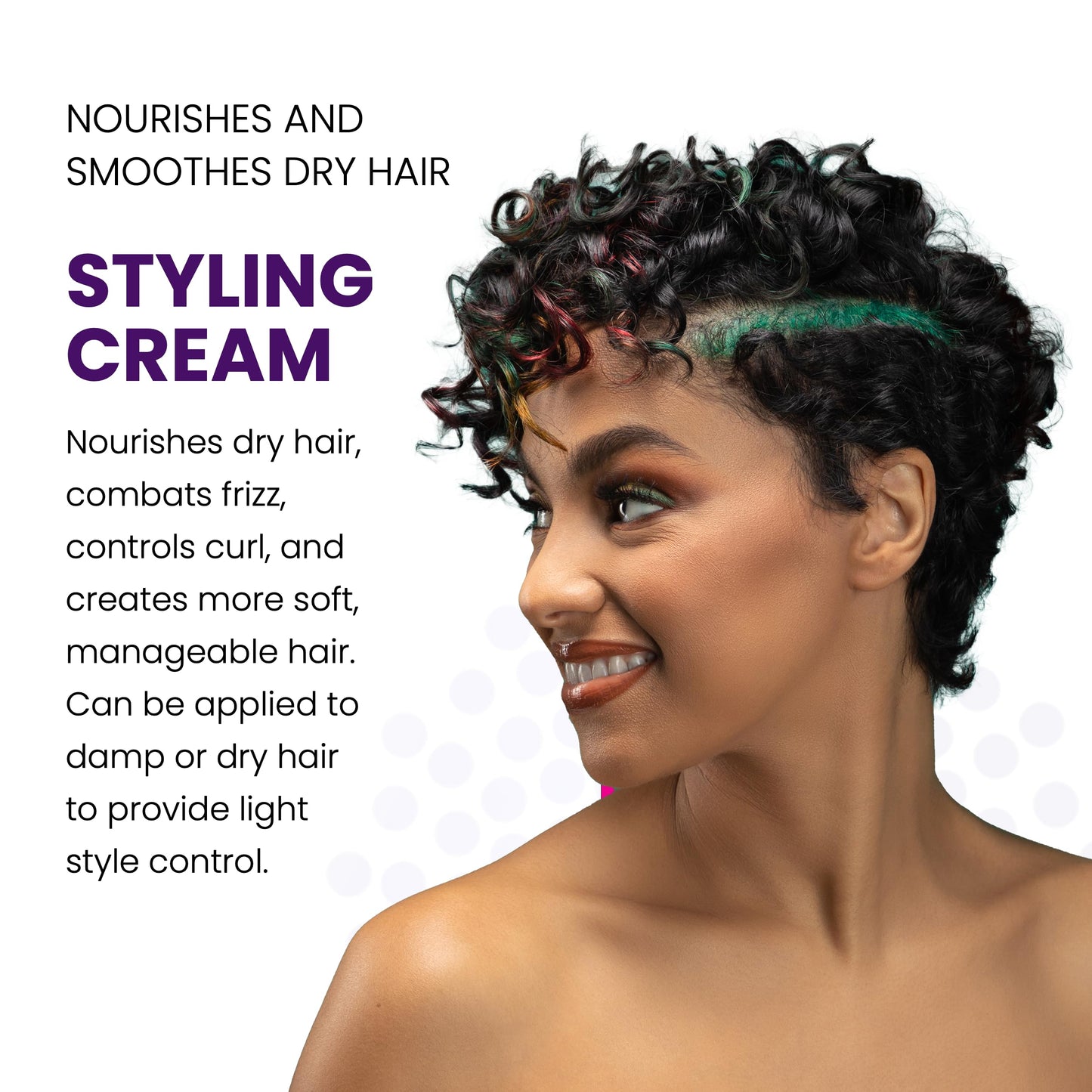 ALOXXI Ultra Hydrating Hair Styling Cream Smoothing Cream with Kokum Butter and Buriti Oil for Thick, Shiny Hair, 3.4 Oz