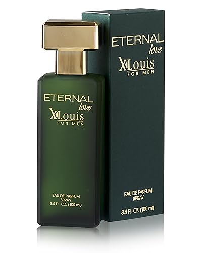 Eternal Love X-Louis for Men - Long Lasting Eau de Parfum Spray 100ml - Premium Fresh Fragrance with Amber & Cedarwood - Sophisticated Scent