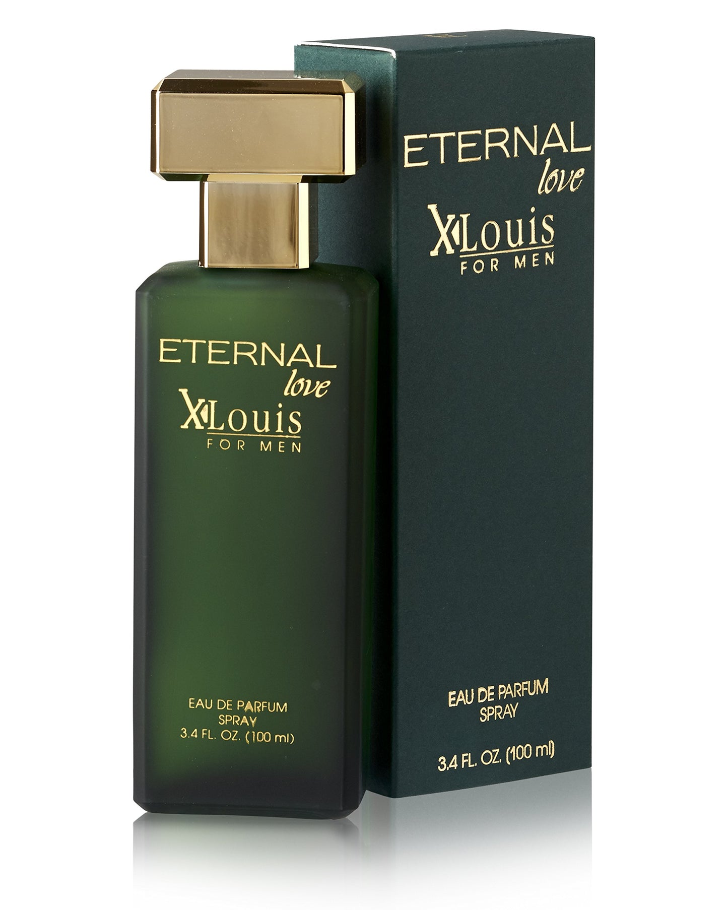 Eternal Love X-Louis for Men - Long Lasting Eau de Parfum Spray 100ml - Premium Fresh Fragrance with Amber & Cedarwood - Sophisticated Scent