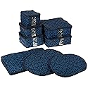 8-Piece Storage Containers Set - China, Navy, Quilted, Stackable Dish & Plate Protectors - Glass & Dinnerware Organizer Lids - Kitchen Storage…