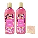 Bath & Body Works Floral Field - 2 Pack Of Moisturizing Shampoo with a Himalayan Salts Springs Sample Soap
