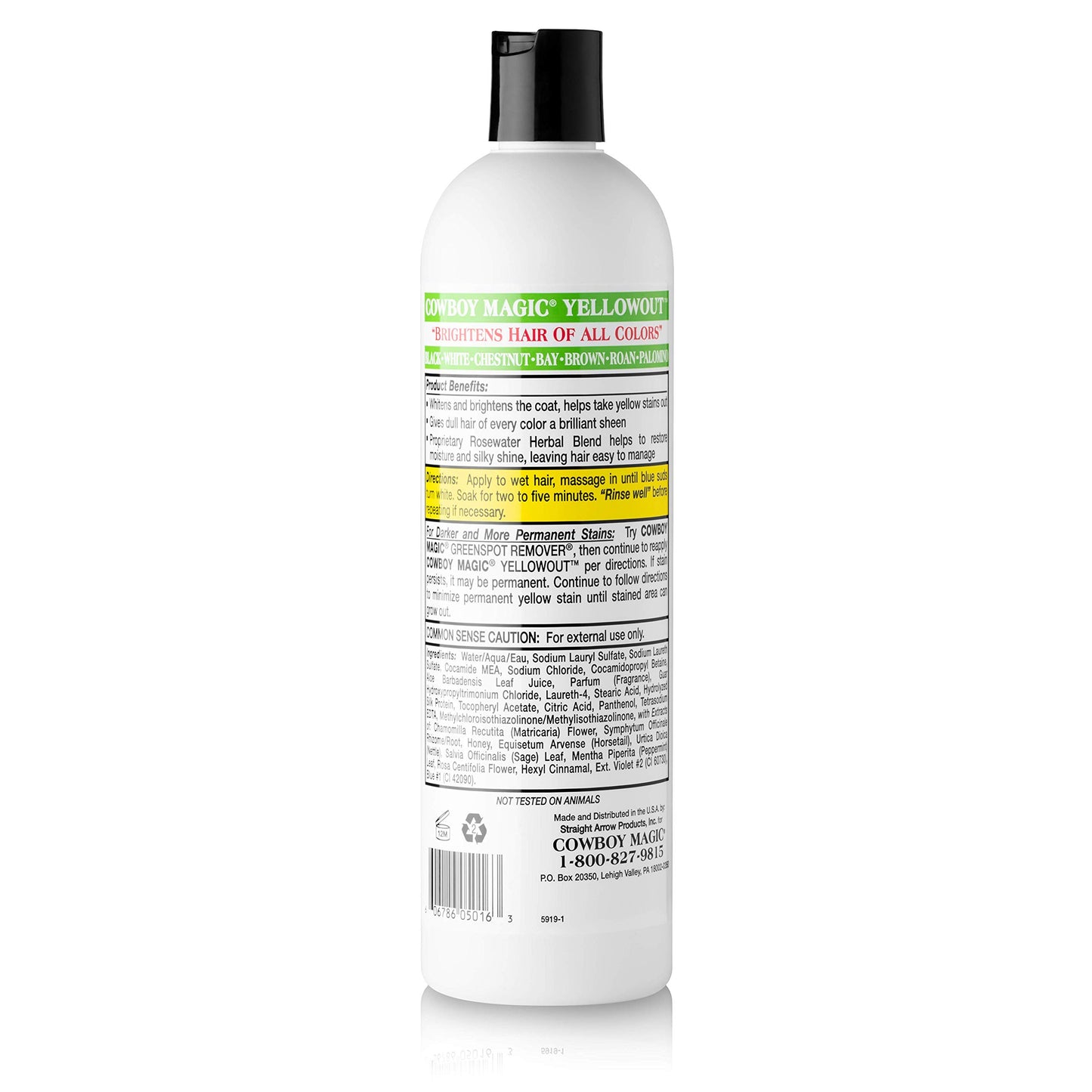 Cowboy Magic Shine In Yellowout Purple Shampoo 16 oz