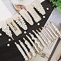 laxizar 18 Pcs Pearl Hair Clips Large Hair Clips Barrette Hair for Women Girls Fashion Hair Accessories