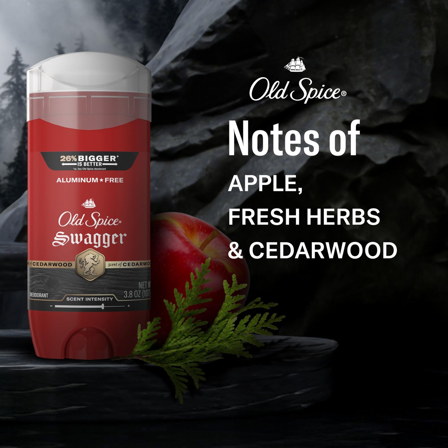 Old Spice Aluminum Free Deodorant for Men, 24/7 Protection to Eliminate Odors, 24/7 Freshness & Lasting Scent, Swagger with Lime & Cedarwood Scent Beauty and Personal Care Old Spice