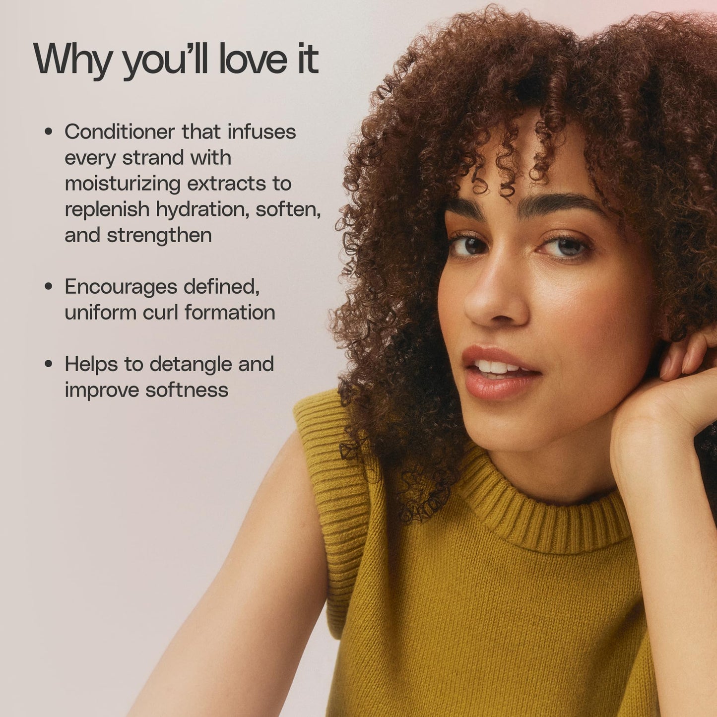 Ouidad Curl Quencher Moisturizing Conditioner - 33.8 fl oz, Curl Defining, Soft, Nourished & Hydrated Curls, Helps Repair Damage, Creamy Detangling