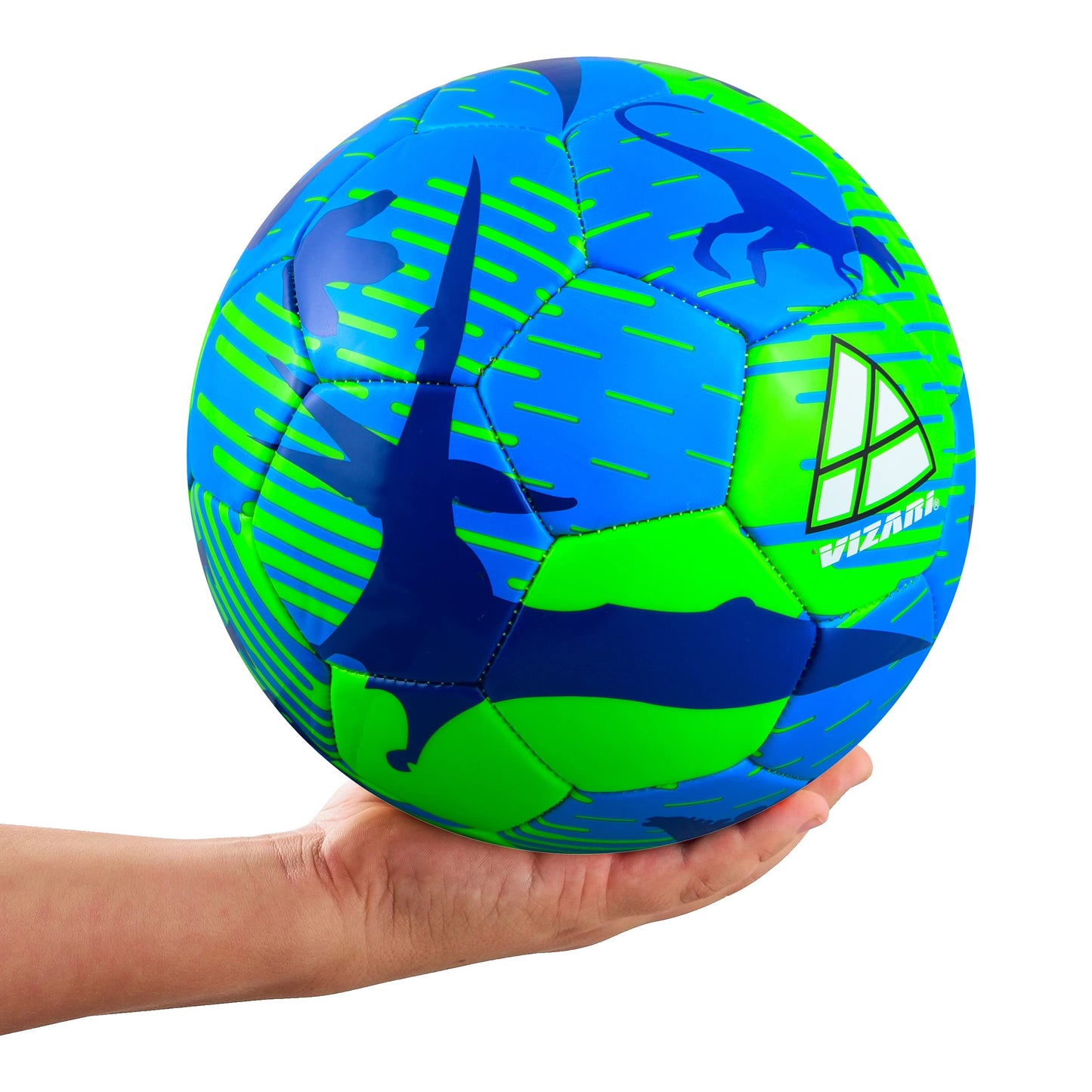 Vizari Dino Soccer Ball | Premium Synthetic Youth Training Gear | Ideal for Indoor & Outdoor Play | Great Gift for Soccer Enthusiasts