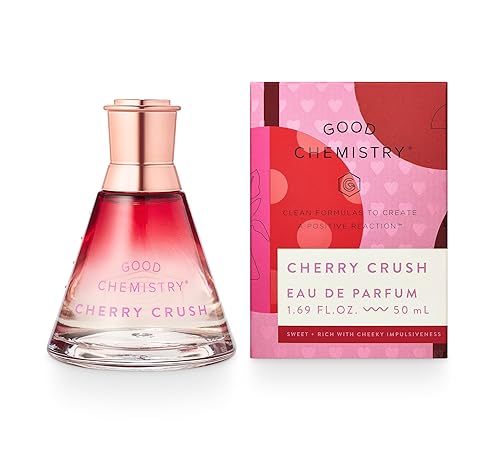 Good Chemistry Cherry Crush Eau de Parfum 1.7 fl oz - Long-Lasting Perfume with Wild Cherry, Sandalwood, & Vanilla Bean - Sweet, Clean & Vegan