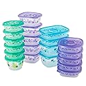Glad Food Storage Containers - Food Container Variety Pack - 20 Containers - 40 Piece Set