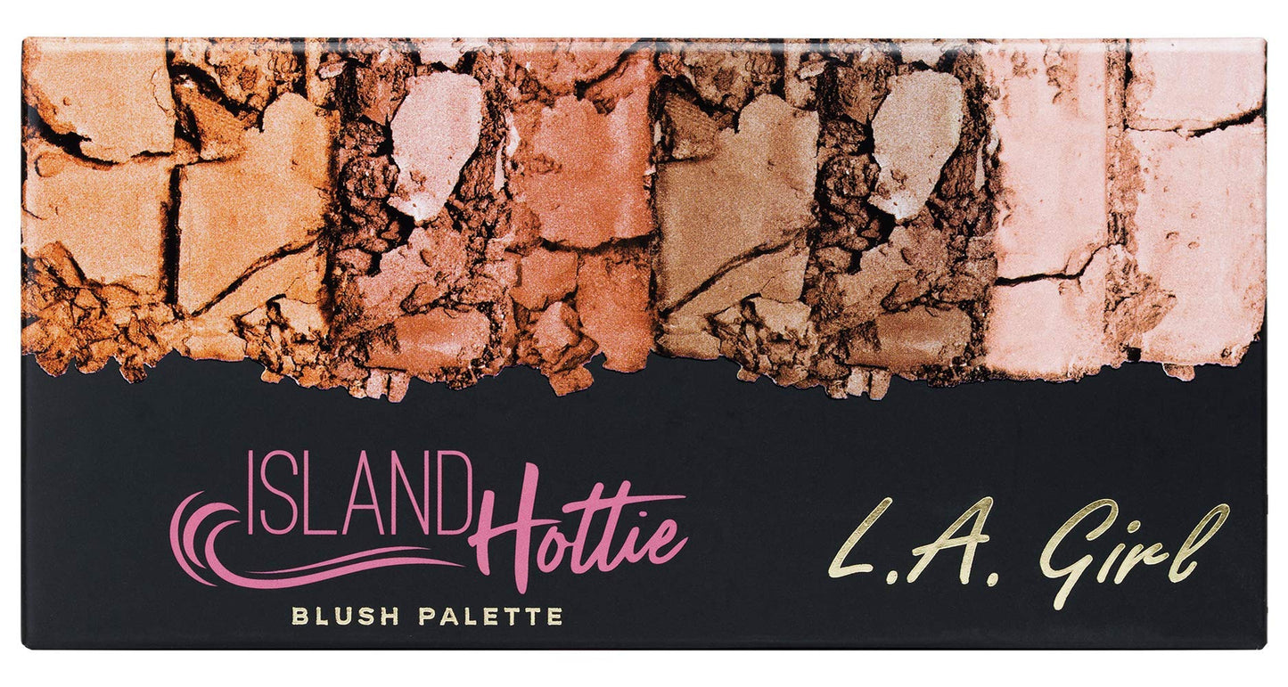 L.A. Girl Fanatic Blush Palette, Island Hottie GBL421