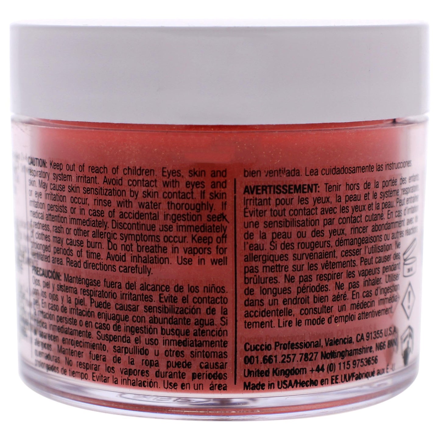 Cuccio Colour Powder Nail Polish - Lacquer For Manicure And Pedicure - Highly Pigmented Powder That Is Finely Milled - Durable Finish With A Flawless