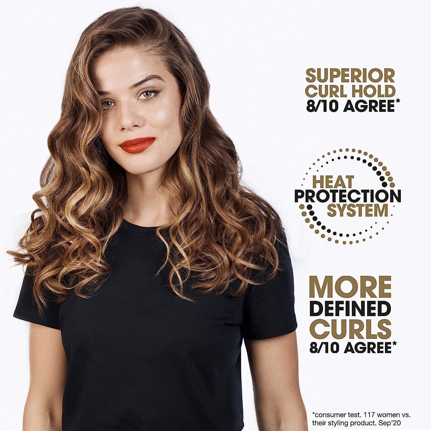 ghd Curly Ever After Heat Protectant for Hair ? Curl Hold Spray for Hair Styling, Heat Protection System for Higher Definition, Longer Lasting
