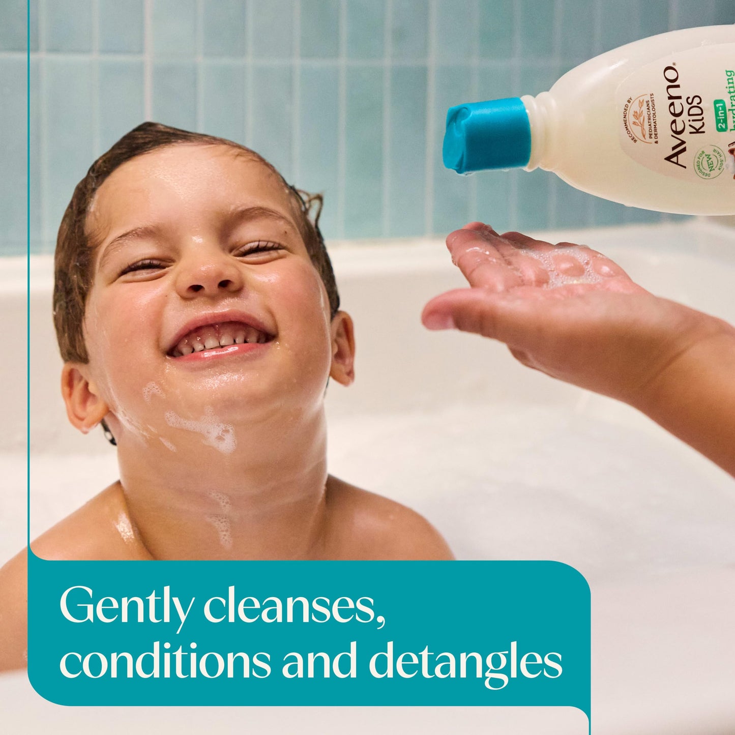Aveeno Kids Shampoo & Conditioner, Formulated With Oat Extract to Gently Cleanse, Condition & Detangle Kids Hair, For Sensitive Skin and Scalp Beauty and Personal Care Aveeno Baby