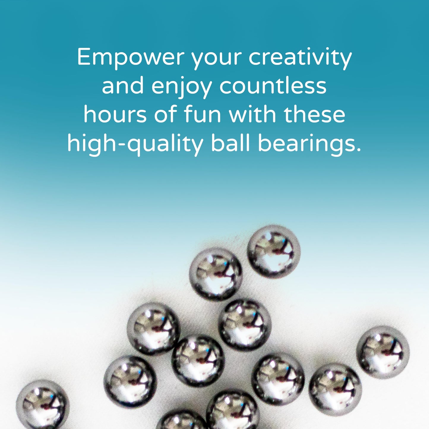 Four Brothers 1/2" Replacement Chromium Steel Balls for GraviTrax and Gravity Maze STEM Marble Run and Games (20 Pack)