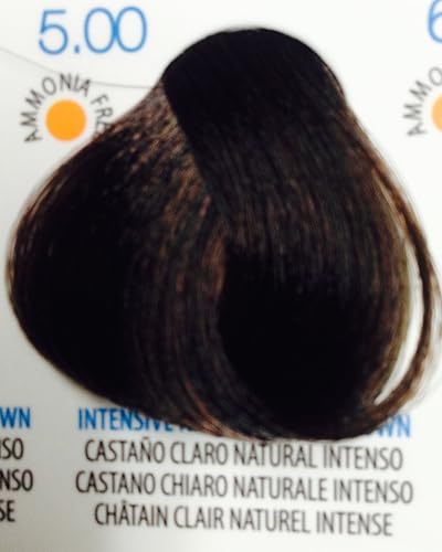JAS Permanent Hair Color Cream with Vitamin C 3.4 Oz (Jas Color- Intensive Natural Light Brown (5.00))