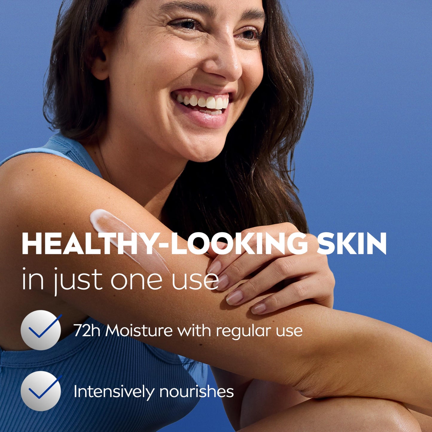 NIVEA Essentially Enriched Body Cream for Dry to Very Dry Skin with Hyaluronic Acid, Deep Nourishing Serum and Almond Oil, 72-Hour Body Moisturizer