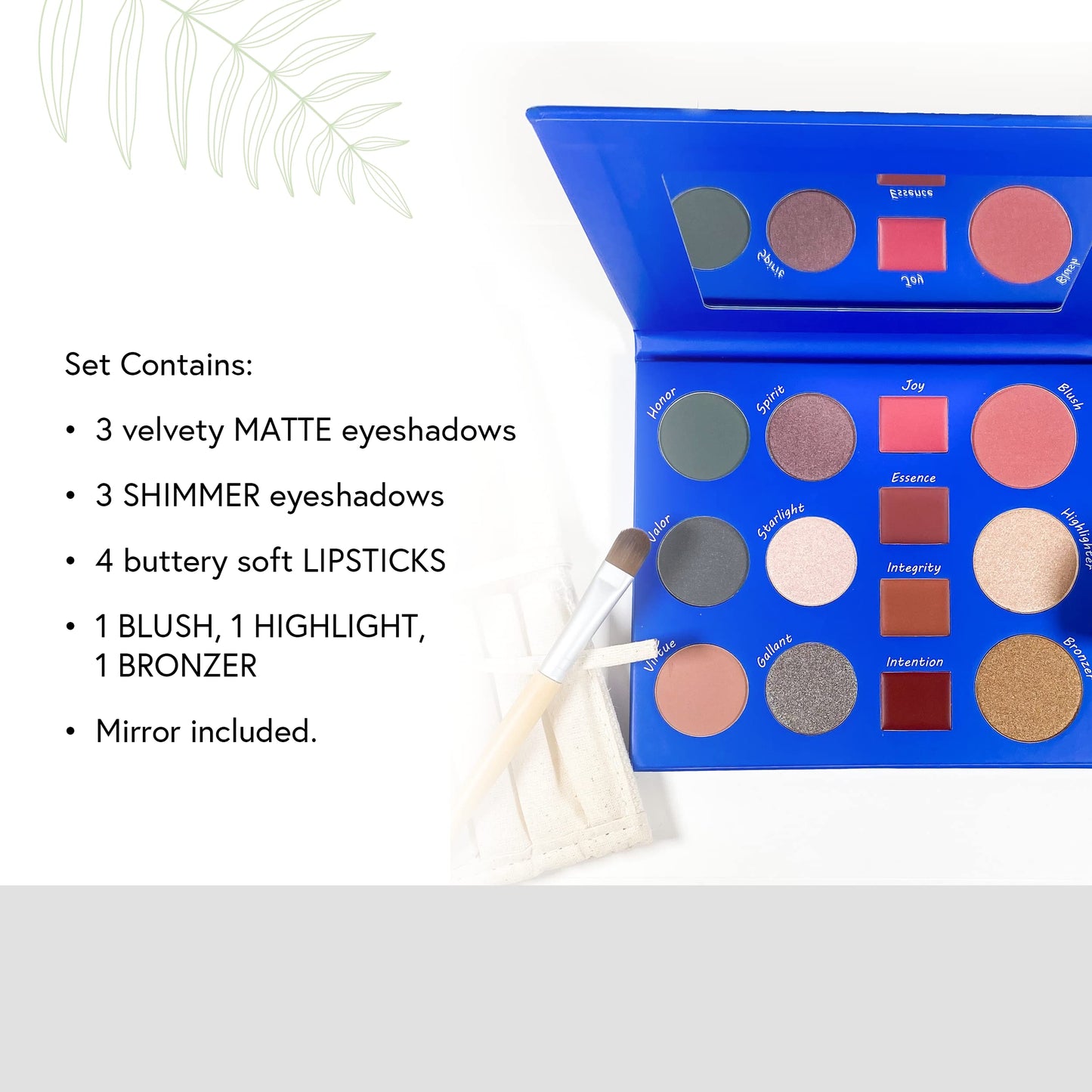 Honeybee Gardens 'Resilience' All In One Makeup Palette | Vegan | Gluten Free | Cruelty Free
