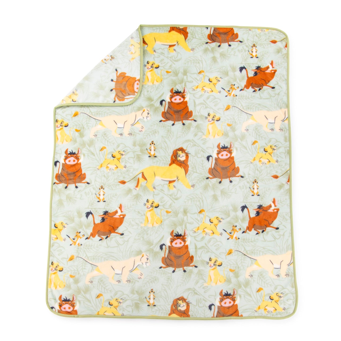 Jay Franco Disney Lion King Simba Nogginz Set - 40 x 50 Inch Lightweight Travel Throw Blanket & Plush Pillow with - Kids Super Soft 2 Piece Safari…