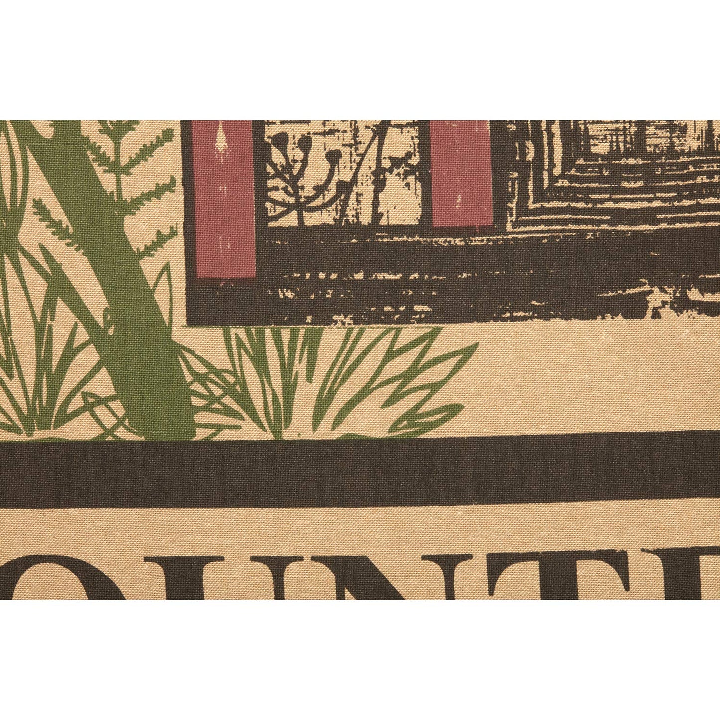 Valley Farms Country Bath Farmhouse Shower Curtain 72x72