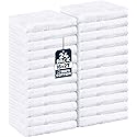 Utopia Towels, Salon Towel, Pack of 24, 16 by 27 Inches, Highly Absorbent Cotton Towels for Hand, Gym, Beauty, Spa, and Home Hair Care, White